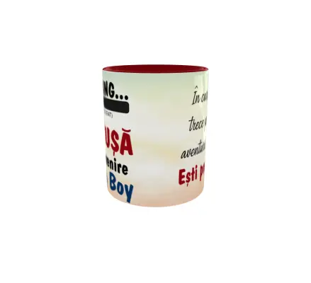 Matusa in devenire, model 2, cana ceramica, 330ml